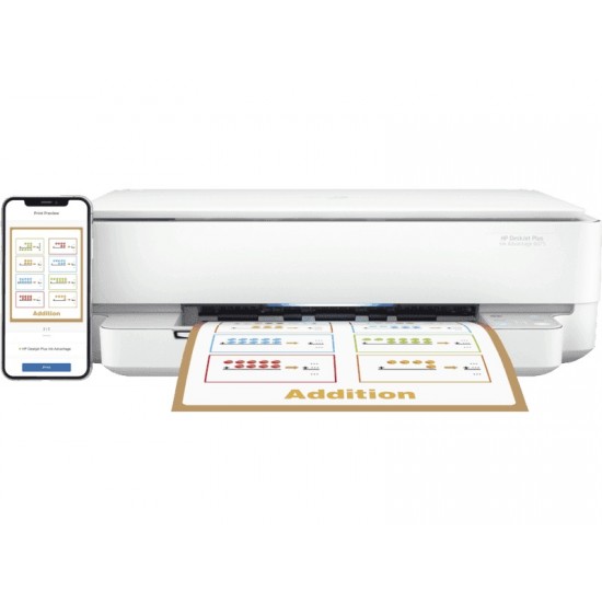 HP DeskJet Plus Ink Advantage 6075 Wi-Fi All-in-One Printer