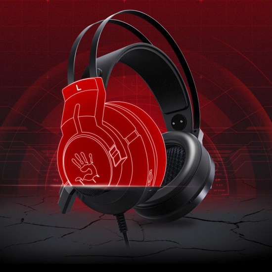 A4TECH G437 Bloody Gaming Headset Gun Black