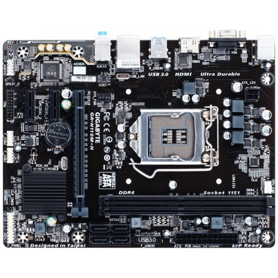 Gigabyte GA-H110M-H Micro ATX Motherboard