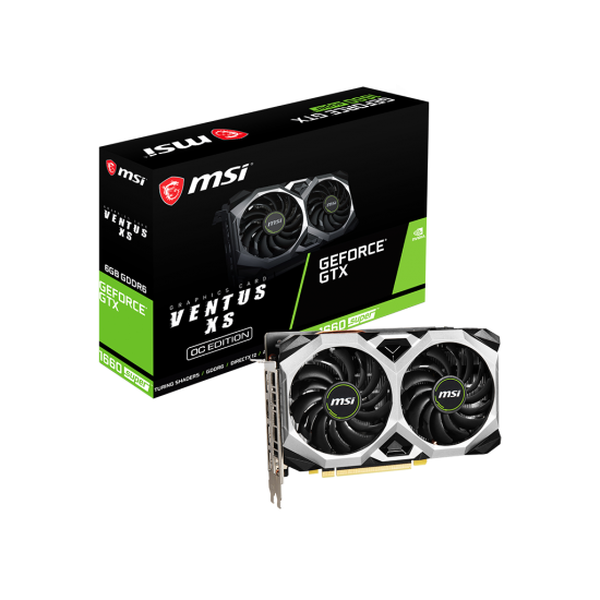 MSI GeForce GTX 1660 Super Ventus XS OC 6GB GDDR6 Graphics Card with 02-year Warranty