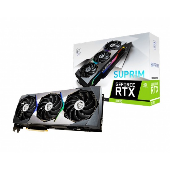 MSI GeForce RTX 3080 SUPRIM 10GB LHR GDDR6X Graphics Card