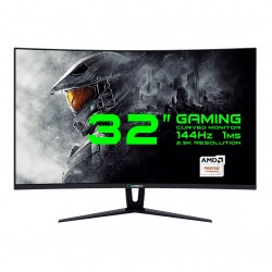 GameMax GMX32CEWQ 32" 144Hz 2K WQHD FreeSync Curved Gaming Monitor