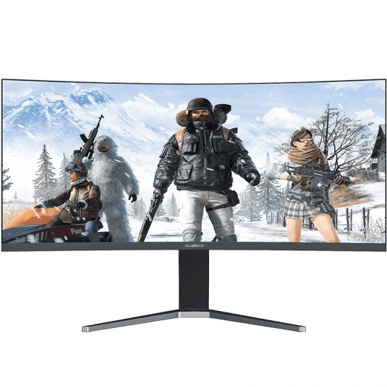 GameMax GMX34CKXQ 34 144Hz 2K WQHD FreeSync G-Sync Curved Gaming Monitor