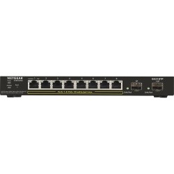 Netgear GS310TP 8-Port Gigabit PoE+ Ethernet Smart Managed Pro Desktop Switch with 2 SFP Ports Netgear GS310TP 8-Port Gigabit PoE+ Ethernet Smart Managed Pro Desktop Switch with 2 SFP Ports