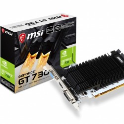 MSI GeForce GT 730 Kepler DDR3 2GB OC Low Profile Graphics Card