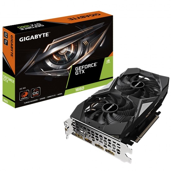 Gigabyte GeForce GTX 1660 OC 6GB GDDR5 Graphics Card