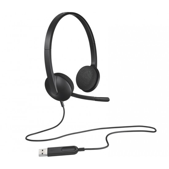 Logitech H340 Stereo USB Headset with Microphone