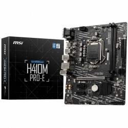 MSI H410M PRO-E Intel 10th Gen Micro-ATX Motherboard MSI H410M PRO-E Intel 10th Gen Micro-ATX Motherboard