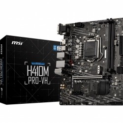 MSI H410M PRO-VH DDR4 Micro-ATX 10th Gen Intel Motherboard MSI H410M PRO-VH DDR4 Micro-ATX 10th Gen Intel Motherboard