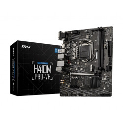 MSI H410M PRO-VH DDR4 Micro-ATX 10th Gen Intel Motherboard MSI H410M PRO-VH DDR4 Micro-ATX 10th Gen Intel Motherboard