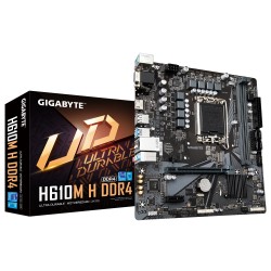Gigabyte H610M H DDR4 12th Gen Micro ATX Motherboard Gigabyte H610M H DDR4 12th Gen Micro ATX Motherboard