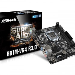 Asrock H81M-VG4 R3.0 Super Alloy ATX Motherboard