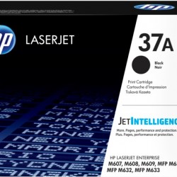 HP 37A Black Original LaserJet Toner (For LJ M607, M608, MFP633)