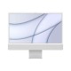 Apple iMac 24 4K Retina Display M1 8 Core CPU, 8 Core GPU, 512GB SSD, Silver (MGPD3ZP/A) 2021