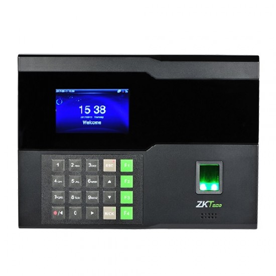 ZKTeco IN05-A Fingerprint Recognition WiFi Time Attendance & Access Terminal with Adapter