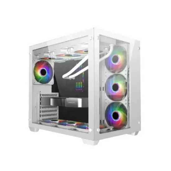 PC Power ICEBERG Mid Tower ATX Gaming Case White