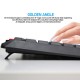 Fantech K210 Silent Multimedia USB Office Use Keyboard Black