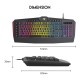 Fantech K513 Booster Membrane RGB USB Gaming Keyboard Black