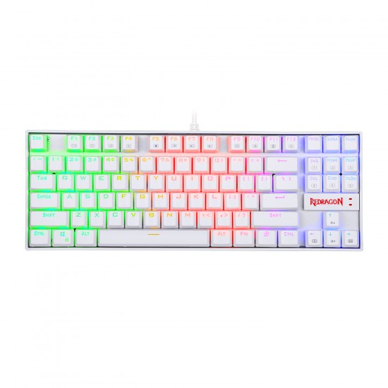 Redragon K552RGB-1 KUMARA RGB Backlit Mechanical Gaming Keyboard White