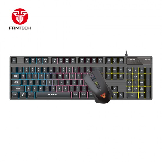 Fantech KX302 Major USB Gaming Keyboard Mouse Combo Black