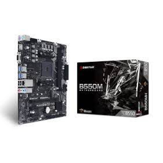 BIOSTAR B550MH DDR4 AMD AM4 Micro ATX Motherboard