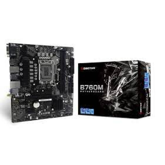 BIOSTAR B760MX2-E DDR5 12th/13th MATX Gaming Motherboard