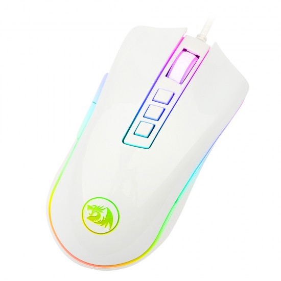 Redragon M711 COBRA White 7 Programmable Buttons RGB Backlit Gaming Mouse