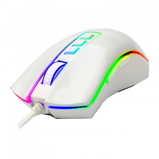 Redragon M711 COBRA White 7 Programmable Buttons RGB Backlit Gaming Mouse