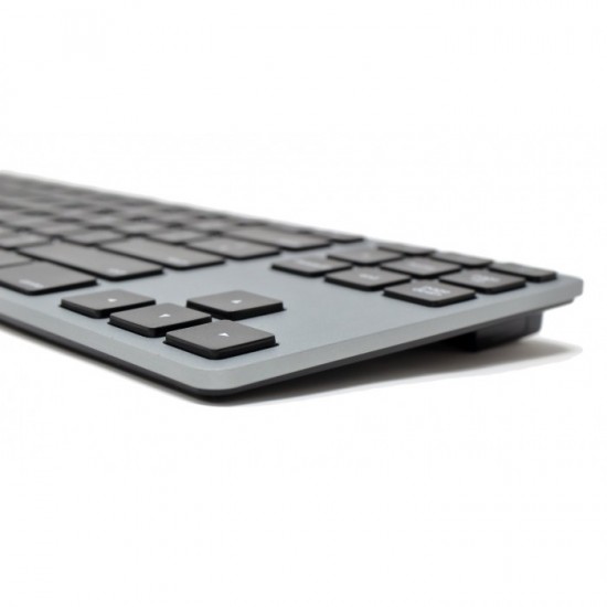 Matias Aluminum Tenkeyless Wired Keyboard for Mac (Silver, Space Grey)