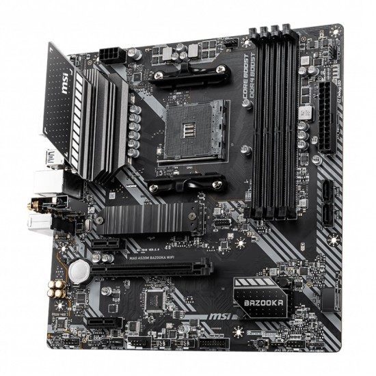 MSI MAG A520M BAZOOKA Wi-Fi AMD AM4 Micro-ATX Motherboard