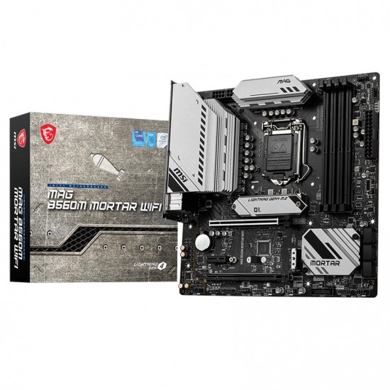 MSI MAG B560M MORTAR WIFI 10th and 11th Gen Micro ATX Motherboard