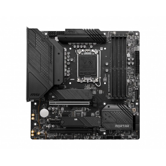 MSI MAG B660M MORTAR DDR4 12th Gen Micro-ATX Motherboard