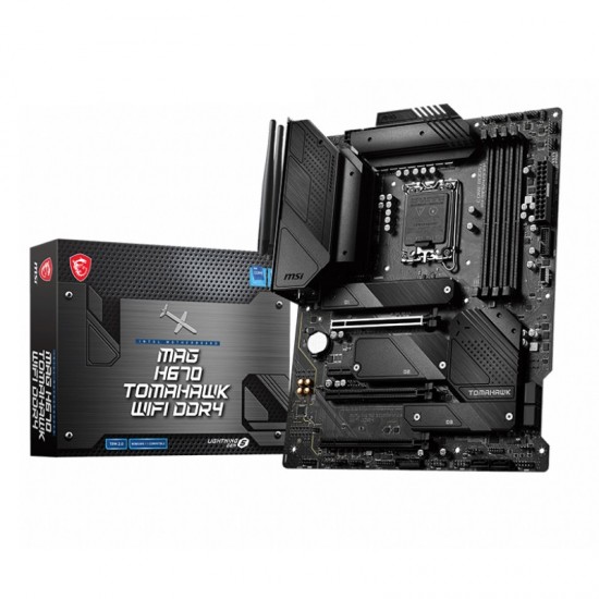 MSI MAG H670 TOMAHAWK WIFI DDR4 12th Gen ATX Motherboard