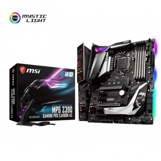 MSI MPG Z390 Gaming Pro Carbon AC 9th Gen ATX Motherboard