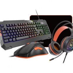 MeeTion MT-C505 Keyboard Mouse Headset Gaming Combo with Mouse Pad