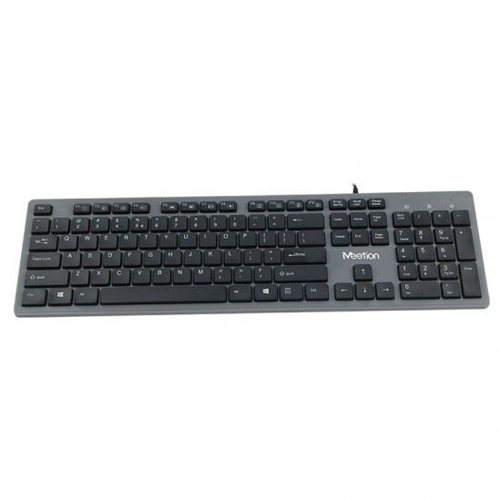 Meetion MT-K841 USB Ultrathin Standard Chocolate Keyboard