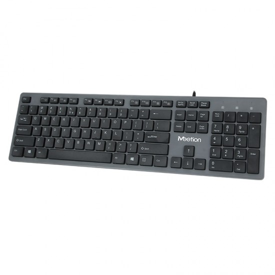 Meetion MT-K841 USB Ultrathin Standard Chocolate Keyboard