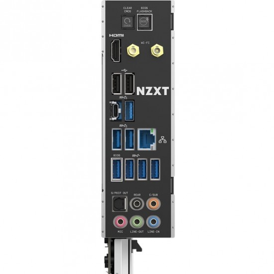 NZXT N7 B550 Matte White AMD AM4 ATX Wi-Fi Gaming Motherboard