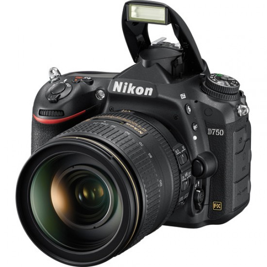 Nikon D750 DSLR with 24-120mm vr Lens