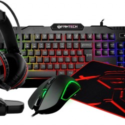 Fantech P51 5 In 1 Gaming Combo - Hitam