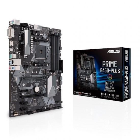 Asus Prime B450-PLUS AMD AM4 ATX Motherboard (China Version)