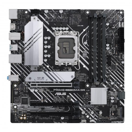 ASUS PRIME B660M-A D4 12th Gen Micro ATX Motherboard