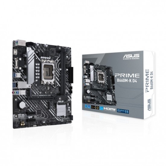 ASUS PRIME B660M-K D4 12th Gen Micro ATX Motherboard