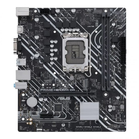 ASUS PRIME H610M-K D4 12th Gen mATX Motherboard