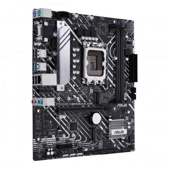 ASUS PRIME H610M-A D4 12th Gen mATX Motherboard