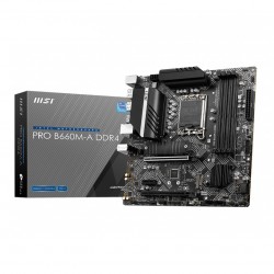 MSI PRO B660M-A DDR4 12th Gen Micro-ATX Motherboard MSI PRO B660M-A DDR4 12th Gen Micro-ATX Motherboard