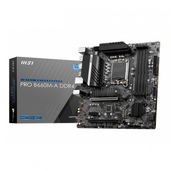 MSI PRO B660M-A DDR4 12th Gen Micro-ATX Motherboard