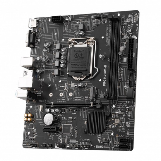 MSI PRO H410M-B 10th Gen Micro-ATX Motherboard