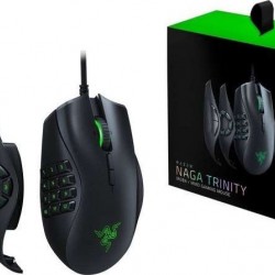 Razer Naga Trinity - Multi-color Wired MMO Gaming Mouse