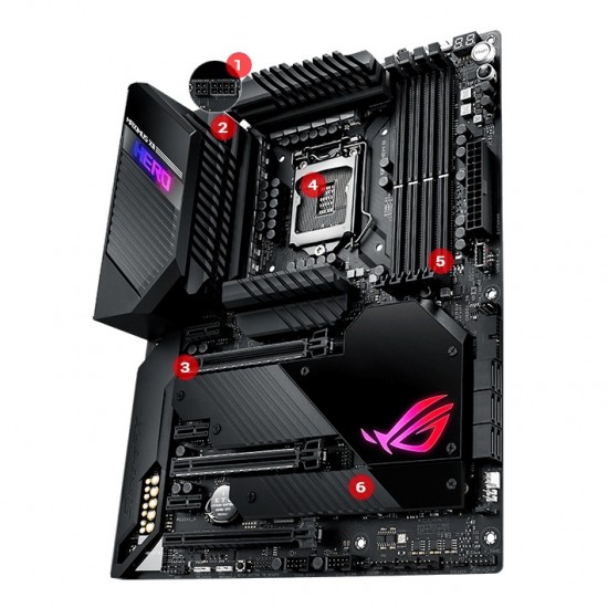 Asus ROG Maximus XII Hero Z490 Intel 10th Gen Wi-Fi ATX Motherboard